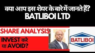 Batliboi Ltd Share Analysis • Batliboi Ltd Breaking News • Dailystock