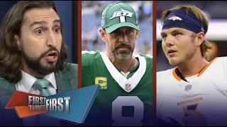 FIRST THINGS FIRST  Nick Wright on Rodgers struggles 24-42 225 yards 0 TDs.