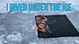 I dived under the ice