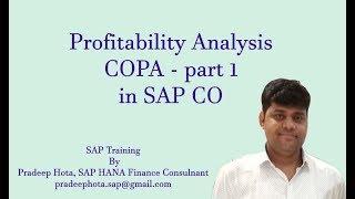 Profitability Analysis in SAP CO - Part 1  Costing Based COPA  Account Based COPA  SAP CO