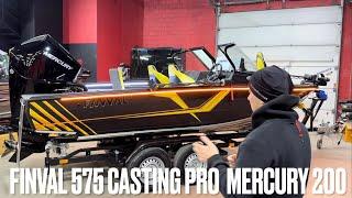 Finval 575 Casting Pro + Mercury 200. Новинка от Финвал обзор комплектации