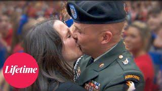 Military Sergeant SURPRISES His Wife at School Pep Rally - Coming Home S1 Flashback  Lifetime