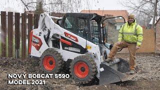 Bobcat S590 - model 2021 - příjezdová cesta