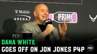 Dana White has HILARIOUS rant on Jon Jones “As an EDUCATED ADULT…”