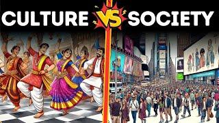 Culture vs Society Explained in 3 Minutes