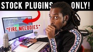 How to Make Fire Melodies with STOCK PLUGINS  Making a Beat From Scratch Logic Pro X