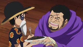 Luffy meets Fujitora for the first time English Sub