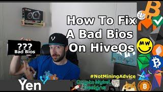 HiveOs How To - Fix A BadCorrupt Bios On HiveOS