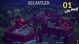 Becastled Gameplay Getting started  RTS - Medieval wave defence  Lets Play Episode 1