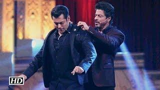 Host Salman Khan Shahrukh and Kajol funny comedy at Award Show 2018