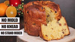Panettone  Easy No Mold No Knead Italian Fruit Christmas Bread  How Tasty Channel