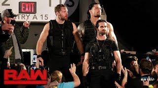 The Shield make their entrance together for the first time in three years Raw Oct. 16 2017