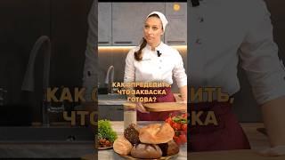 Как определить что закваска готова? #полезныйхлеб #закваска #хлебназакваске #хлеб #бездрожжевойхлеб