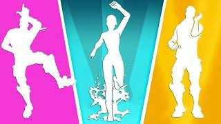 ALL FORTNITE BATTLE PASS EMOTES AND DANCES  Chapter 1 - Chapter 4 - Take the L Steady Get Out