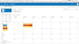 How to customize SharePoint calendar colors