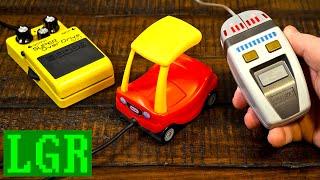 Three Weird Old Computer Mice Phasers Pedals & Little Tikes