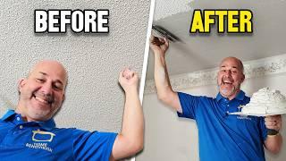 How to Get Rid of Popcorn Ceilings Safely