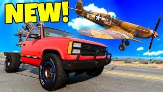 NEW Plane Mod & Truck Have Something WEIRD in Common in BeamNG Drive