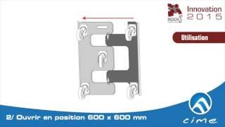 Plateau roulant extensible Extendboard - Cime Quincaillerie