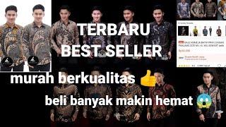 5 REKOMENDASI BAJU BATIK PRIA LENGAN PANJANG TERMURAH DI SHOPEE