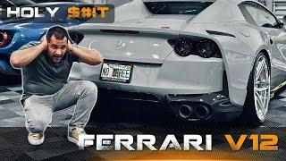 Straight Piped Ferrari 812 GTS BRUTAL V12 Sound