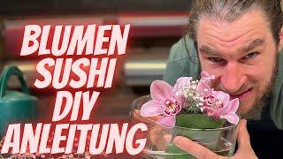 Kleines einfaches Blumengesteck selber machen - Das Blumen Sushi vom Floristen erklärt. Deko Idee