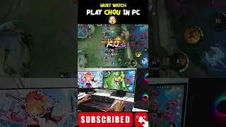 Pc Handcam Mobile Legends Must Watch Chou Handcam Gameplay -MLBB