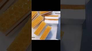 How To Make Layered Honeycomb Melt & Pour Soap #shorts #soap #meltandpour