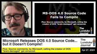 Microsoft Releases DOS 4.0 Source Code... but it Doesnt Compile