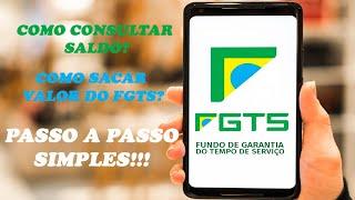 COMO CONSULTAR SALDO DO FGTS