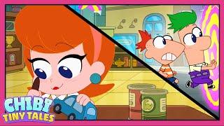 Phineas & Ferb Chibi Tiny Tales  Hamster & Gretel x Milo Murphy  Life with Linda  @disneychannel