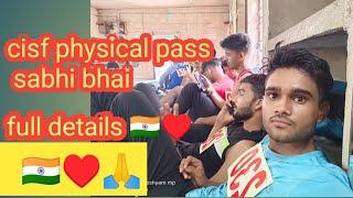 cisf fireman bhopal bhel ground govindpura  5km running video physical pass boys