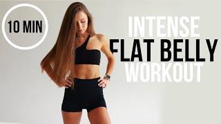 10 MIN INTENSE ABS WORKOUT  LOSE BELLY FAT 