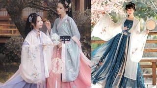 5 types of Chinese traditional dress for women.