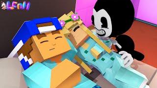 Little Leahs EX BOYFRIEND KISSES HER WHILE SHE SLEEPS... Minecraft