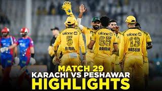 PSL 9  Full Highlights  Karachi Kings vs Peshawar Zalmi  Match 29  M2A1A