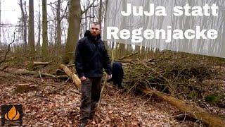 Jungenschaftsjacke JuJa statt Regenjacke  Bushcraft ohne Plastik #NaturalBushcraft