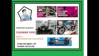 EUROBIKE Mobilite ve Bisiklet Fuarı Bölüm 1 Frankfurt Almanya