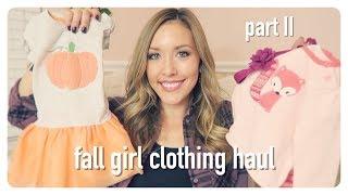 fall clothing haul  cute + stylish baby girl clothes  brianna k