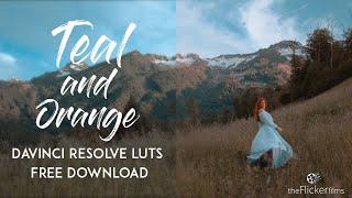 Teal and Orange Davinci Resolve Luts Free Download