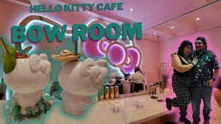 Visiting the Bow Room at the Hello Kitty Cafe in Irvine CA for Cocktails