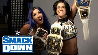 Bayley & Banks cry tears of joy with Women’s Tag Team Titles SmackDown Exclusive June 5 2020