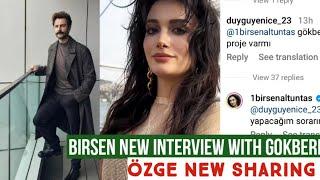 Birsen New Interview with Gökberk demirci Özge yagiz New Sharing