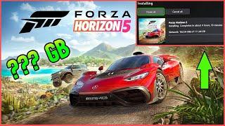 Forza Horizon 5 Download OUT NOW on Xbox & PC Full Install + File Size