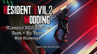 Resident Evil 2 Remake Modding Classic RE2 Claire Vest + No Vest Mod Showcase