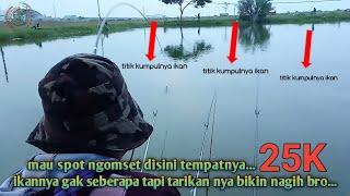 Mancing ikan nila disini tarikannya ganass-ganas II Desa Lontar - selatip Kab.Tangerang 