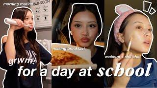 grwm SCHOOL MORNING ROUTINE ️sophomore