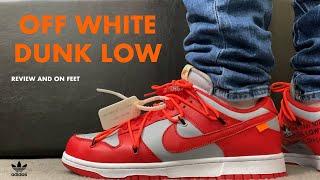 Off White Nike Dunk Low University Red Review and On Feet