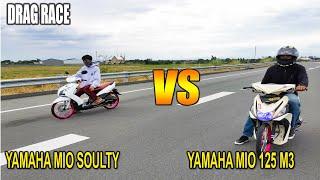 Mio M3 125i vs Mio Soul 125  200M Drag race