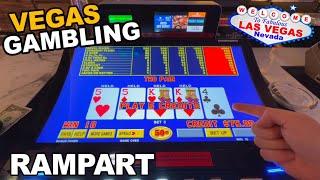 Video Poker at Rampart Casino High Limit BAR  Las Vegas